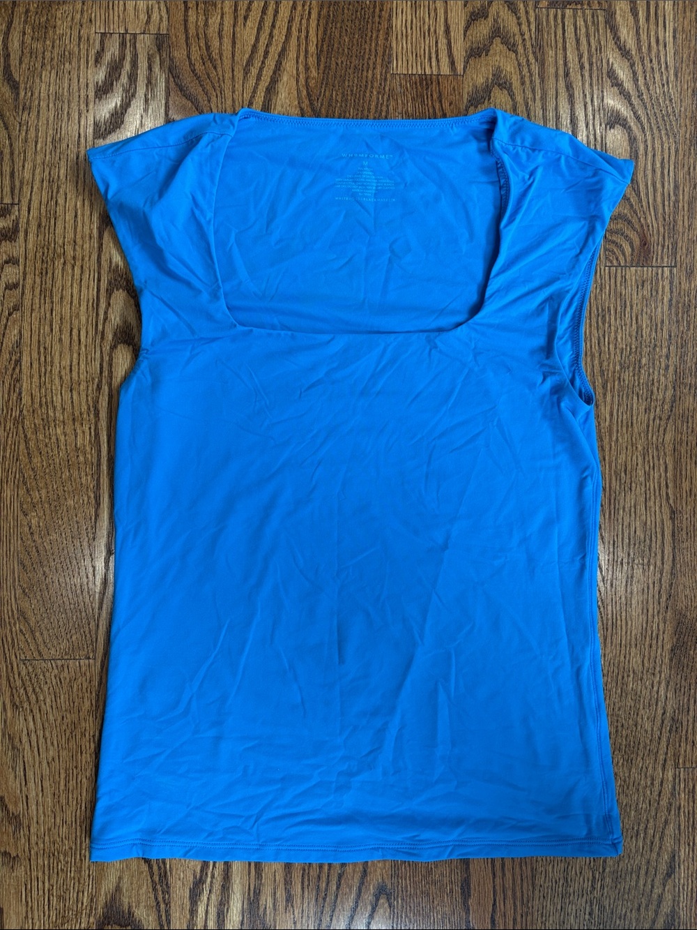 White House Black Market WHBM FORME™ All Ways Stretch Square Neck Top, size M.